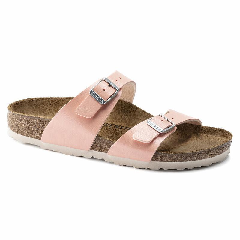 Birkenstock Sydney Graceful Birko Flor Sandaler Dame Lyserød | DK 35RVD